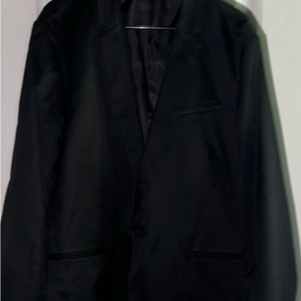 Guess Black Sport Coat Classic Design